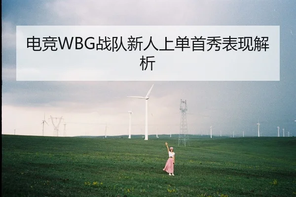 电竞WBG战队新人上单首秀表现解析